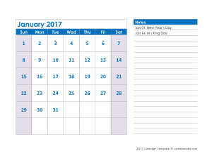Free Download PDF Books, Printable Monthly Calendar With Notes Template