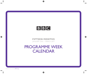 Free Download PDF Books, Program Week Calendar Template