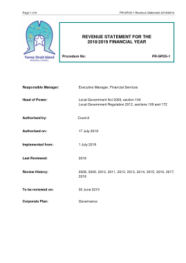 Free Download PDF Books, Revenue Statement for Financial Year Template