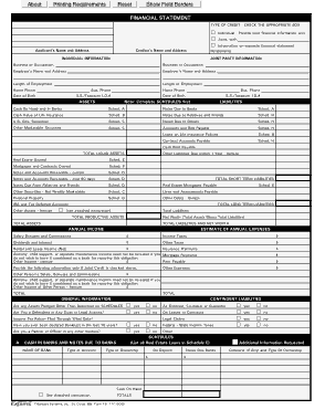 Free Download PDF Books, Financial Statement Personal Sample Template