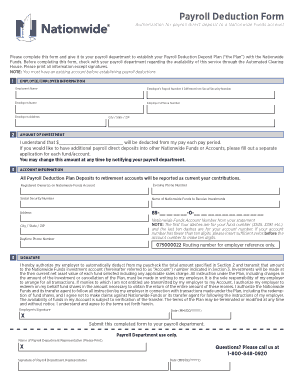 Free Download PDF Books, PDF Payroll Deduction Form Template