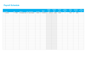 Free Download PDF Books, Payroll Schedule Template