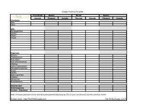 Free Download PDF Books, Budget Tracking Spreadsheet Template