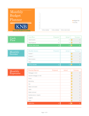Free Download PDF Books, Personal Budget Planner Example Template