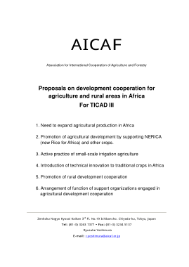 Free Download PDF Books, Agriculture Development Project Proposal Template