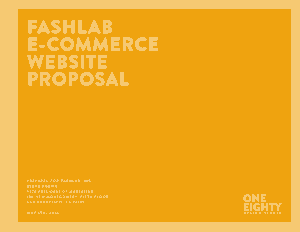 Free Download PDF Books, Flashlab E-commerce Website Proposal Project Template