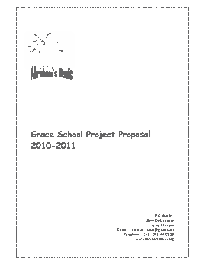 Free Download PDF Books, Grace School Project Proposal Template