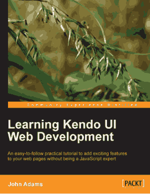 Free Download PDF Books, Learning Kendo Ui Web Development, Learning Free Tutorial Book