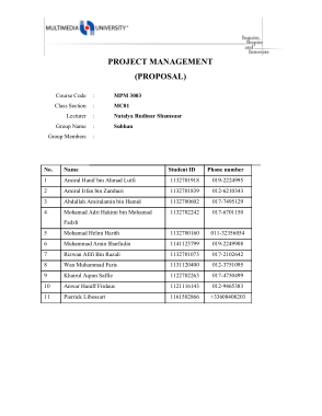 Free Download PDF Books, Project Management Proposal Sample Template