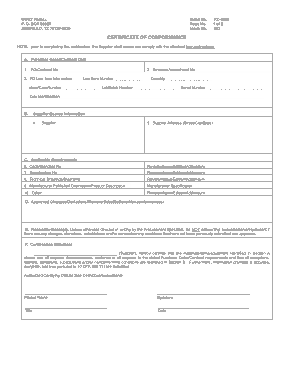 Free Download PDF Books, Sample Conformance Certificate Template