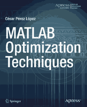 Free Download PDF Books, MATLAB Optimization Techniques