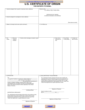 Free Download PDF Books, Sample Certificate of Origin Template