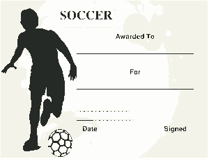 Free Download PDF Books, Football Fan Certificate Sample Template