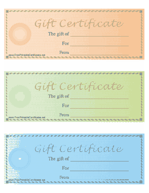 Free Download PDF Books, Gift Certificate Examples Template