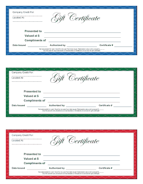 Free Download PDF Books, Samples Blank Gift Certificate Template