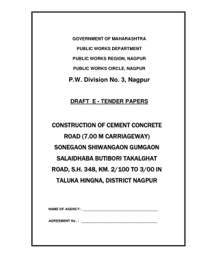 Free Download PDF Books, Road Construction Quotation Template
