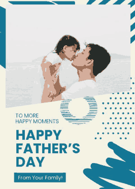 Free Download PDF Books, Happy Movemeny Fathers Day Card Template