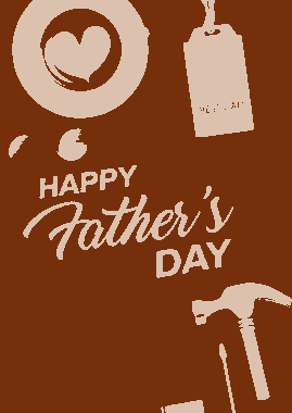 Free Download PDF Books, Sample Happy Fathers Day Card Template