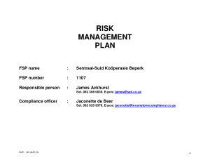 Free Download PDF Books, Risk Management Plan Free Template