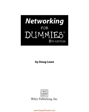 Networking For Dummies 8th Edition