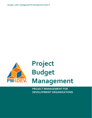 Free Download PDF Books, Project Budget Management for Development Organizations Template