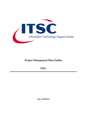 Free Download PDF Books, Project Management Plan Outline Template