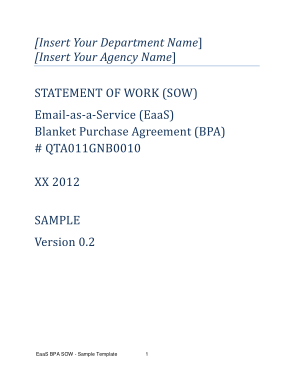 Free Download PDF Books, Project Management Statement Of Work Sample Template