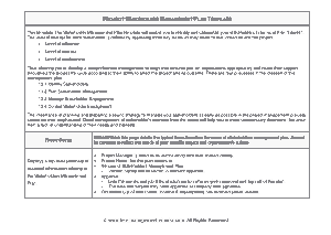 Free Download PDF Books, Project Stakeholder Plan Template