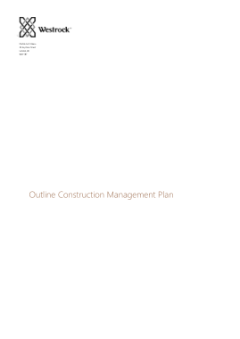Free Download PDF Books, Outline Construction Management Plan Template
