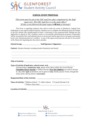 Free Download PDF Books, Back to School Event Proposal Template
