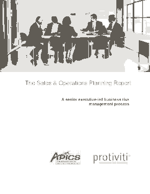 Free Download PDF Books, Sales and Operations Planning Action Plan Template