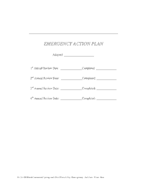 Free Download PDF Books, Sample Emergency Action Plan Template