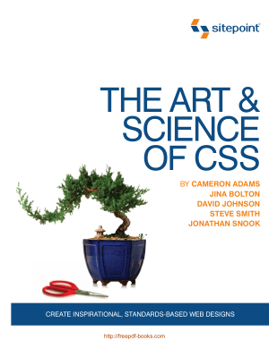 Free Download PDF Books, The Art and Science of CSS