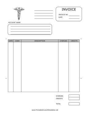 Free Download PDF Books, Sample Medical Invoice Template