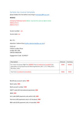 Free Download PDF Books, Sample Tax Invoice Template