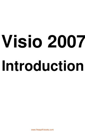 Visio 2007 Introduction