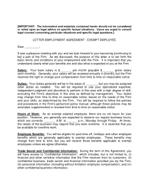 Free Download PDF Books, Employment Contract Agreement Letter Template