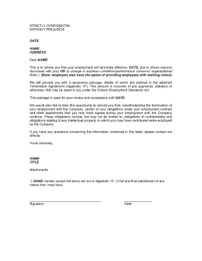 Free Download PDF Books, Employment Separation Agreement Sample Template
