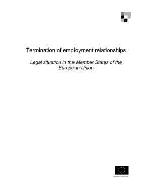 Free Download PDF Books, Termination of Employment Relationship Agreement Template