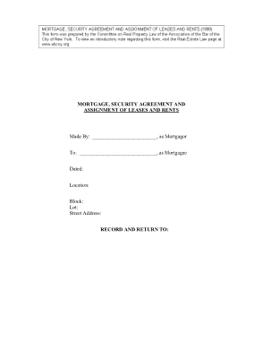 Free Download PDF Books, Sample Mortgage Assignment Agreement Template