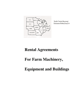 Free Download PDF Books, Farm Machinery Equipment Lease Agreement Template