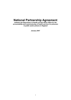 Free Download PDF Books, Health Department National Partnership Agreement Template