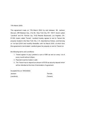 Free Download PDF Books, Letter For Rental Agreement Template