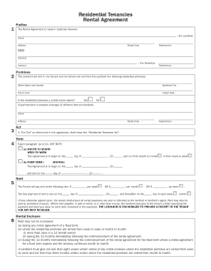 Free Download PDF Books, Rental Agreement Example Template