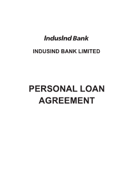 Free Download PDF Books, Bank Personal Loan Agreement Template