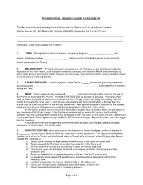 Free Download PDF Books, Basic House Lease Agreement Template
