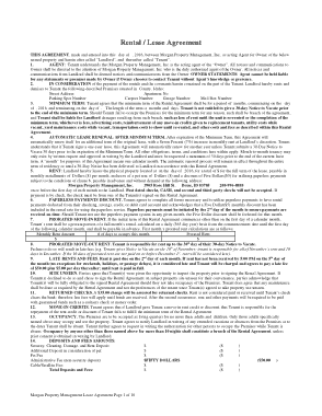 Free Download PDF Books, Rental Lease Agreement Template