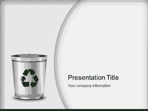 Free Download PDF Books, Waste Management PowerPoint Template