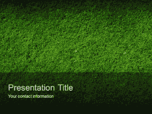 Free Download PDF Books, Green Grass Background PowerPoint Template