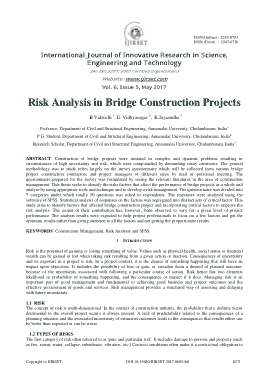 Free Download PDF Books, Risk Analysis In Bridge Construction Sample Template